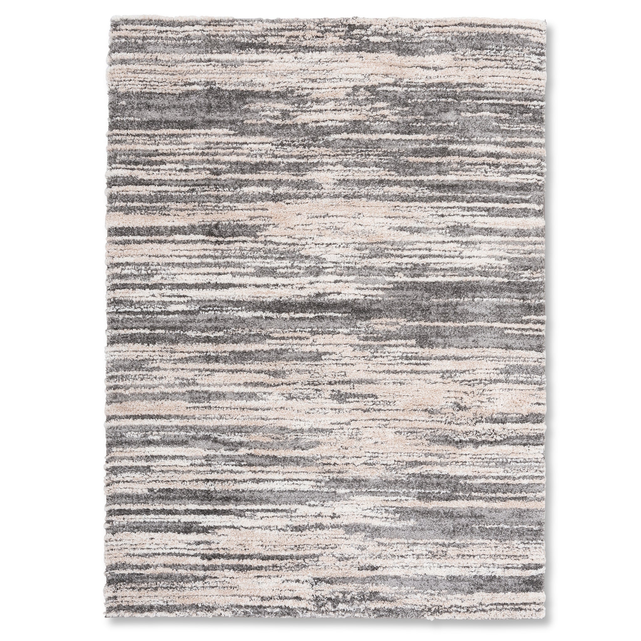 Premium Shag Indoor Beige Grey Area Rug
