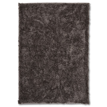 Ozara Premium Plush Shag Charcoal Black Indoor Area Rug