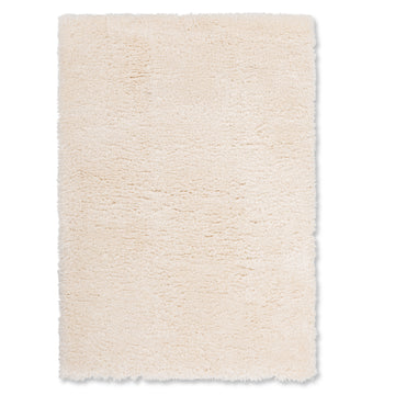 Ozara Premium Plush Shag Ivory Indoor Area Rug