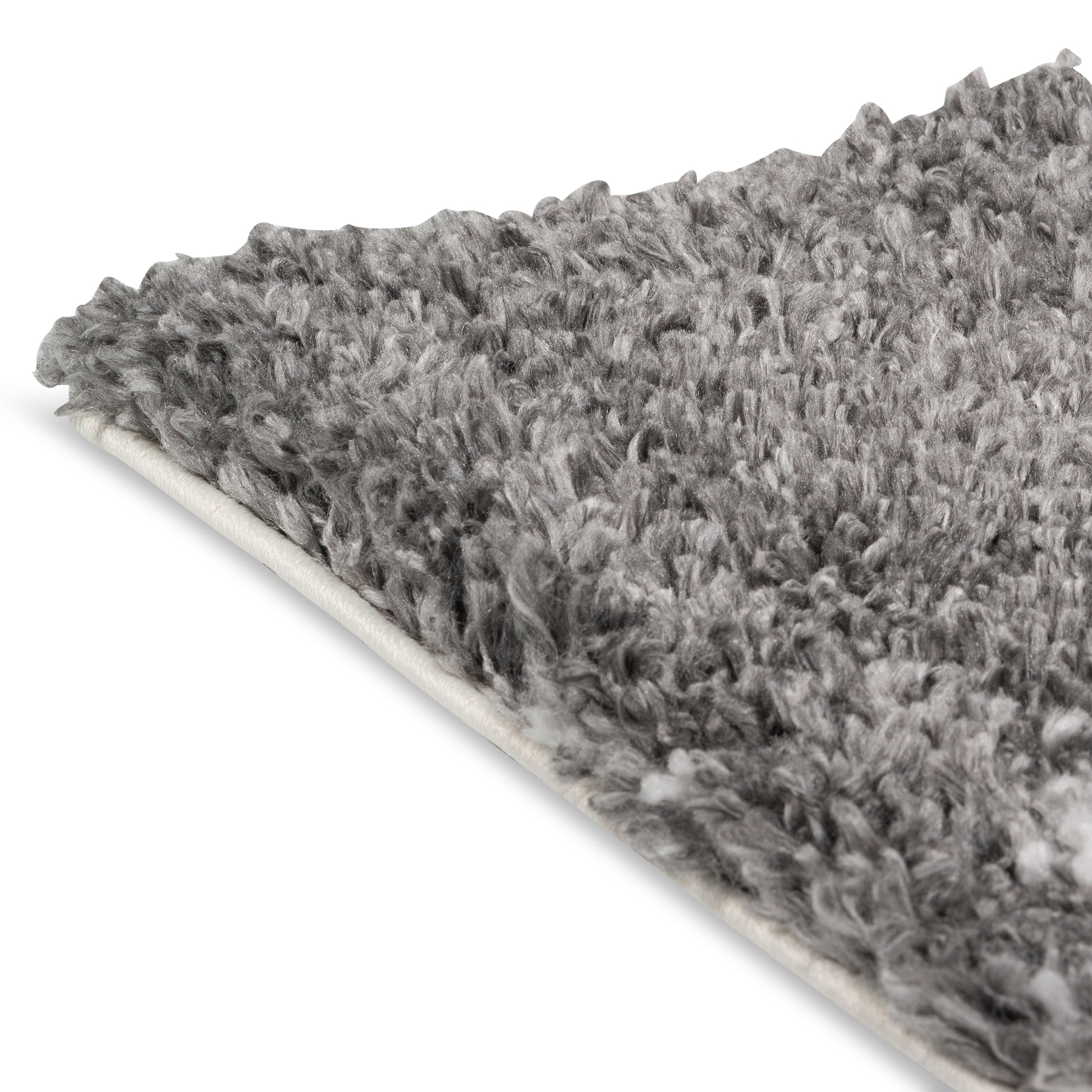 Easy Rugs Premium Shag Indoor Beige Grey Area Rug