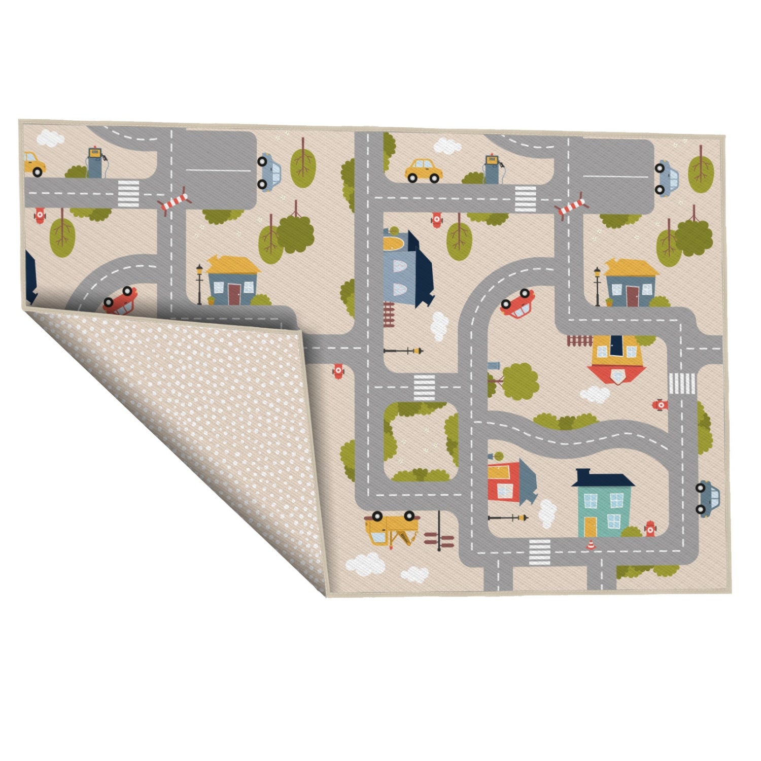 City Reversible Sensory Touch Baby Play Mat