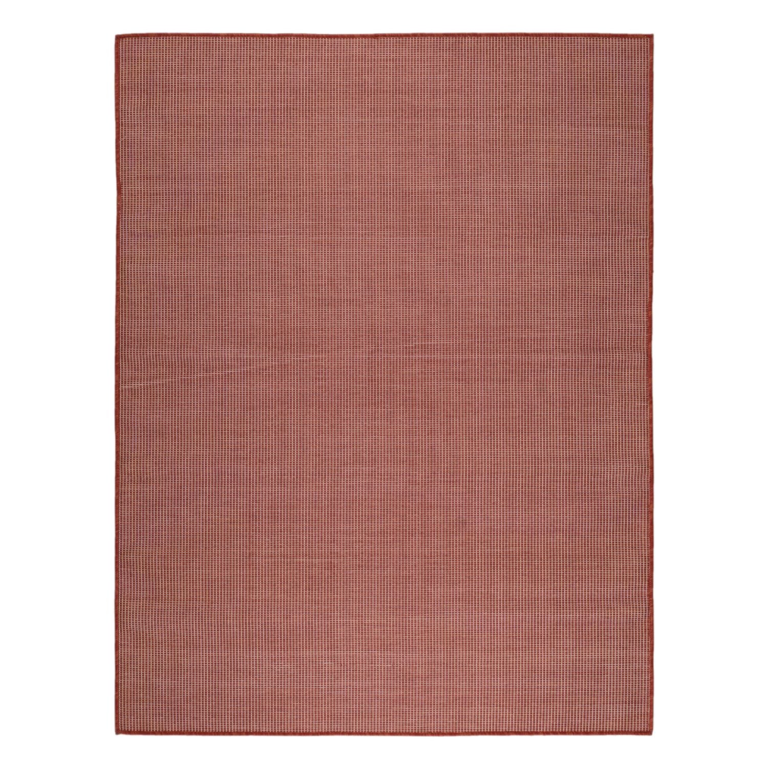 Quick Dry Solid Red Indoor/Outdoor Rug