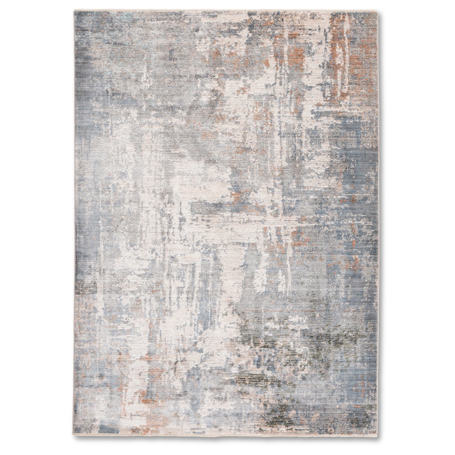 Easy Rugs Premium Ultra Soft Indoor Grey Ivory Multi Area Rug