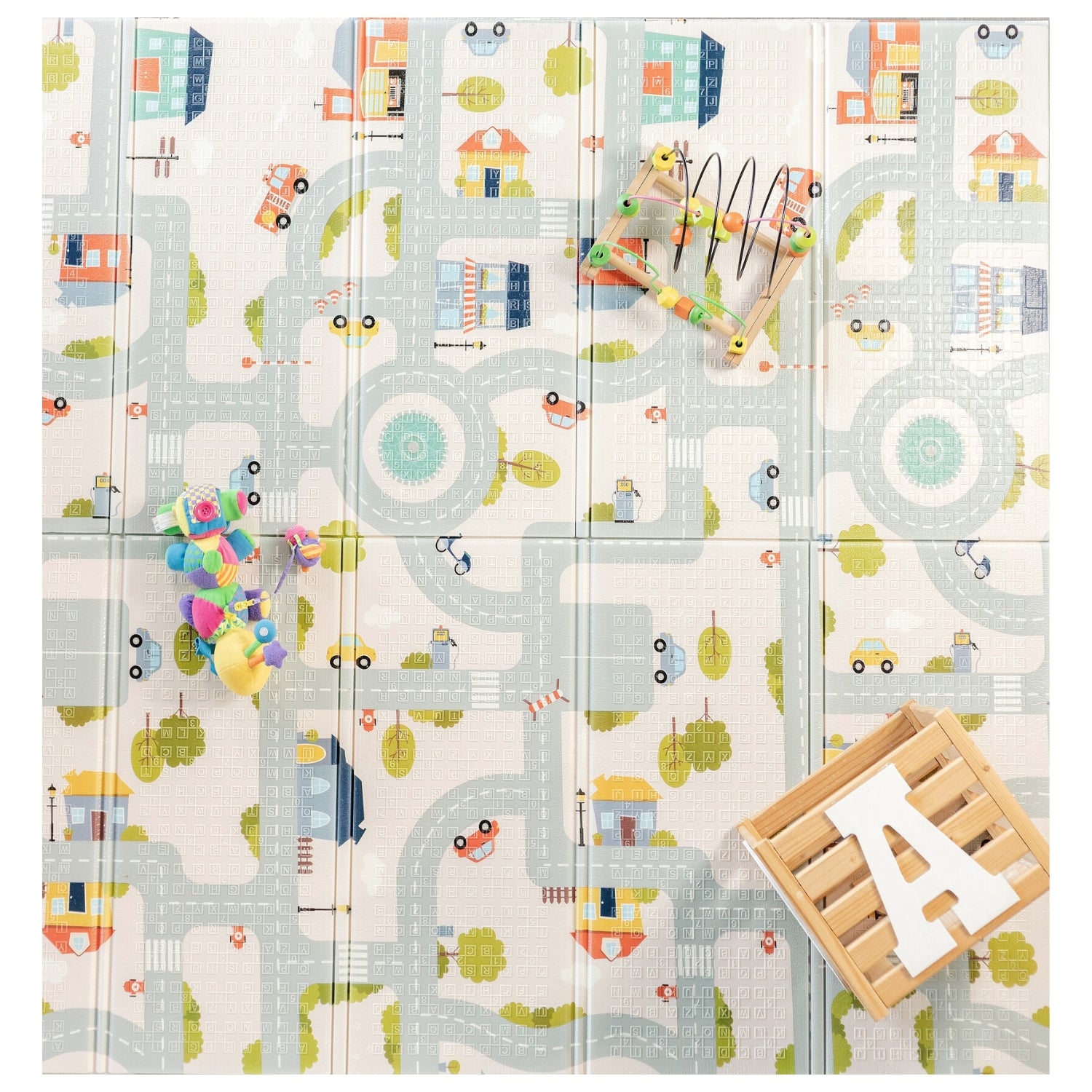 Foldable Reversible Sensory Touch Baby Play Mat