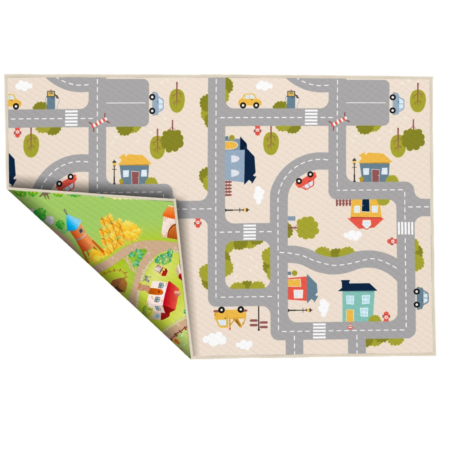 Farm City Reversible Sensory Touch Baby Play Mat